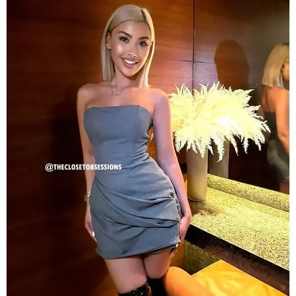 ZARA BLOGGER FAVE!!! Draped Short Dress NWT - Picture 5 of 16